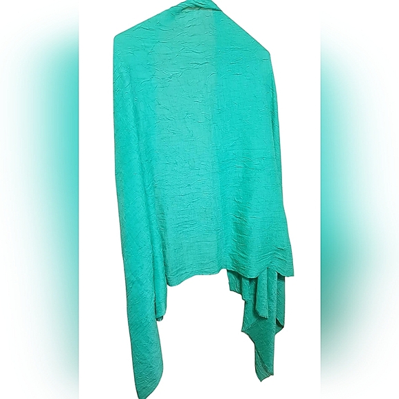 Gorgeous Bright Green Silky Pashmina Scarf - Picture 2 of 2